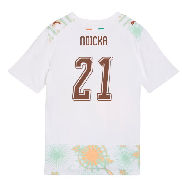 2026-2027 Ivory Coast Away Shirt (Kids) (Ndicka 21)