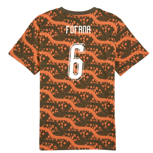 2026-2027 Ivory Coast FtblCulture Tee AOP (Black) (Fofana 6)