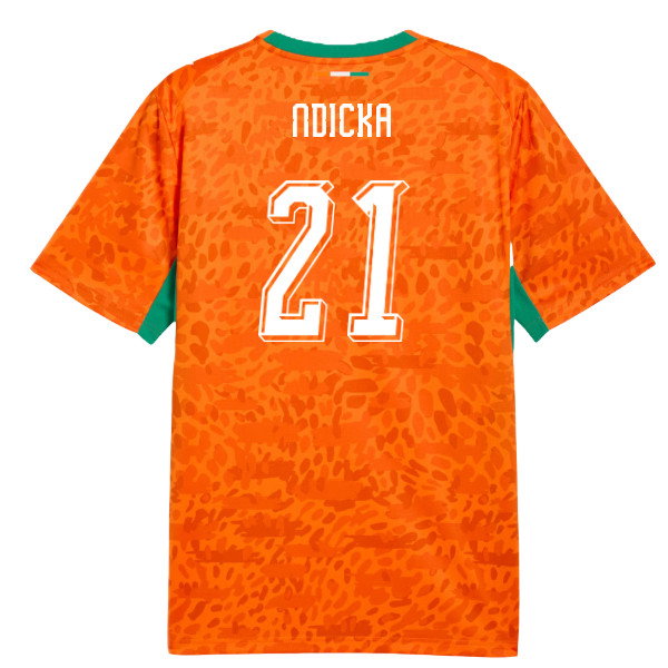 2026-2027 Ivory Coast Home Shirt (Ndicka 21)