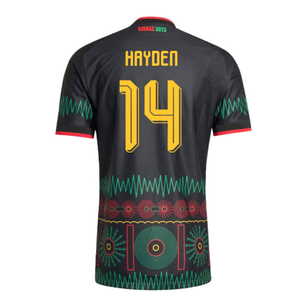 2026-2027 Jamaica Authentic Away Shirt (Hayden 14)