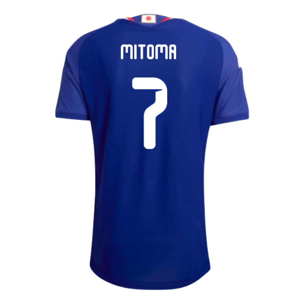 2026-2027 Japan Authentic Home Shirt (Mitoma 7)
