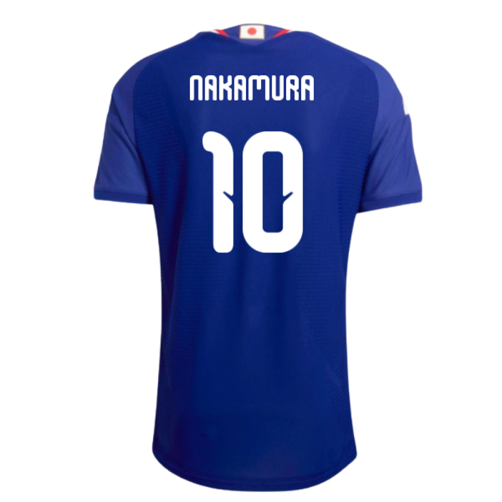 2026-2027 Japan Authentic Home Shirt (Nakamura 10)
