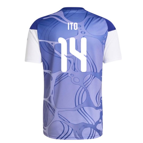 2026-2027 Japan Home Pre-Match Shirt (White/Blue) (Ito 14)
