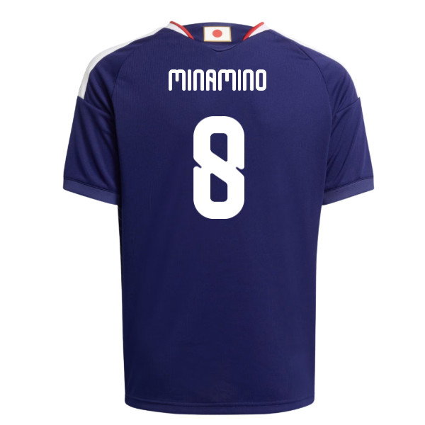 2026-2027 Japan Home Shirt (Kids) (Minamino 8)