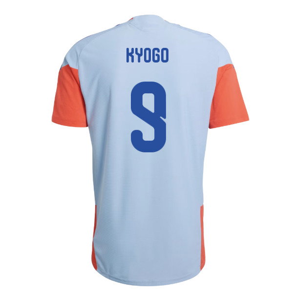 2026-2027 Japan WC26 Pro Training Shirt (Ash Blue) (Kyogo 9)