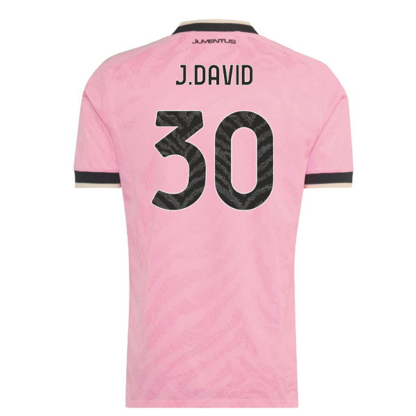2026-2027 Juventus Authentic Away Shirt (J.David 30)
