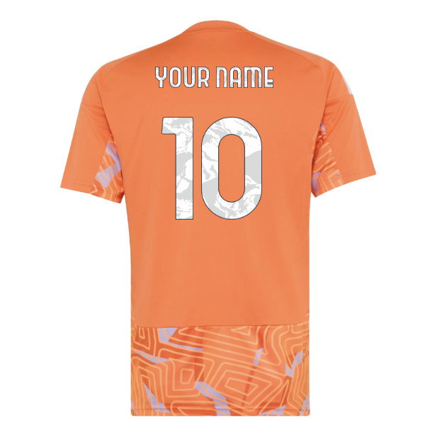 2026-2027 Juventus Home Goalkeeper Shirt (Orange) (Your Name)