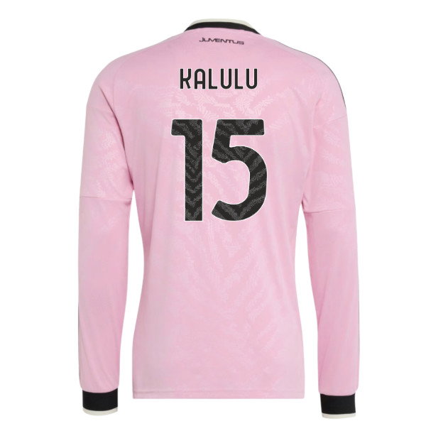2026-2027 Juventus Long Sleeve Away Shirt (Kalulu 15)