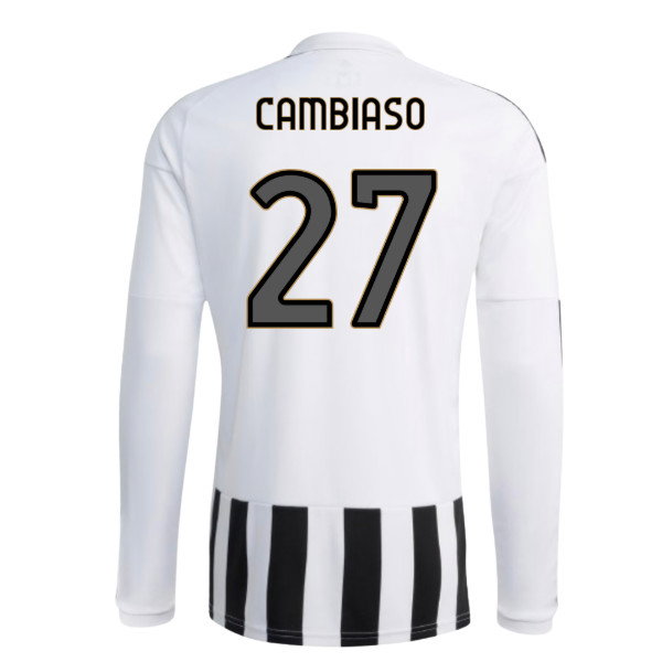 2026-2027 Juventus Long Sleeve Home Shirt (Cambiaso 27)