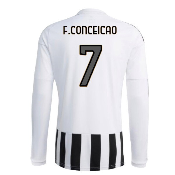 2026-2027 Juventus Long Sleeve Home Shirt (F.Conceicao 7)