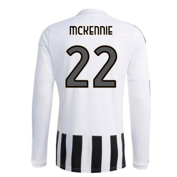 2026-2027 Juventus Long Sleeve Home Shirt (McKennie 22)