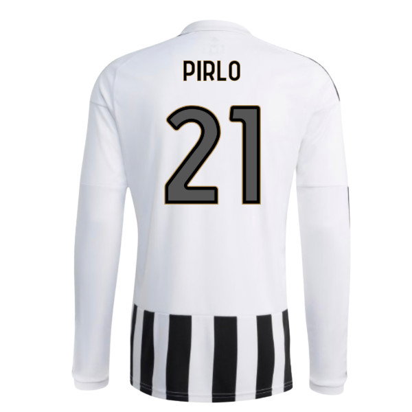 2026-2027 Juventus Long Sleeve Home Shirt (Pirlo 21)