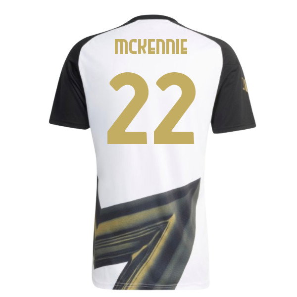 2026-2027 Juventus Pre-Match Shirt (White) (McKennie 22)