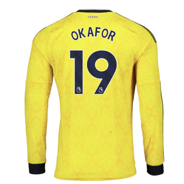 2026-2027 Leeds Away Long Sleeve Shirt (Okafor 19)