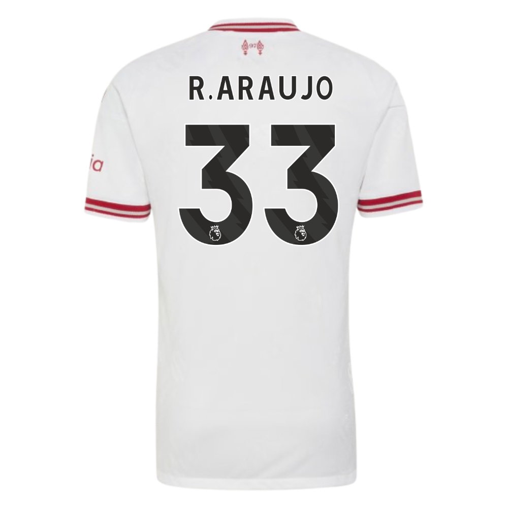 2026-2027 Liverpool Authentic Away Shirt (R.Araujo 33)