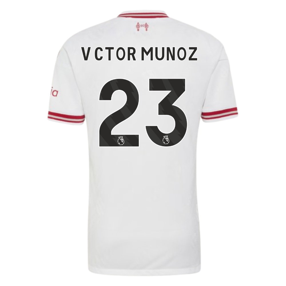 2026-2027 Liverpool Authentic Away Shirt (Víctor Munoz 23)