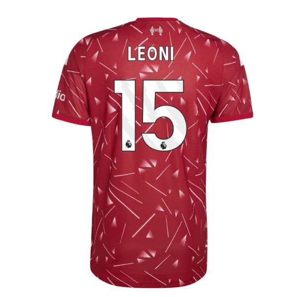 2026-2027 Liverpool Authentic Home Shirt (Leoni 15)
