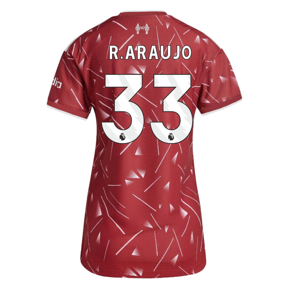 2026-2027 Liverpool Authentic Home Shirt (Womens) (R.Araujo 33)