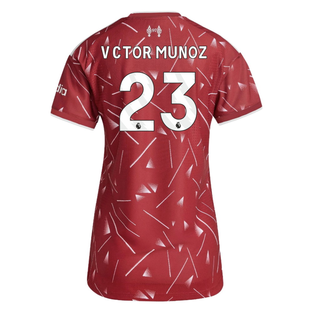 2026-2027 Liverpool Authentic Home Shirt (Womens) (Víctor Munoz 23)