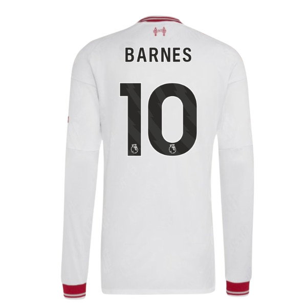 2026-2027 Liverpool Authentic Long Sleeve Away Shirt (Barnes 10)