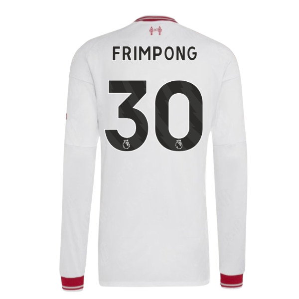2026-2027 Liverpool Authentic Long Sleeve Away Shirt (Frimpong 30)