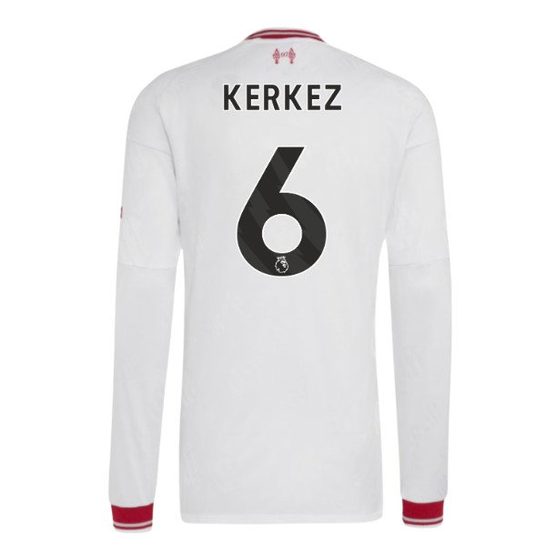 2026-2027 Liverpool Authentic Long Sleeve Away Shirt (Kerkez 6)