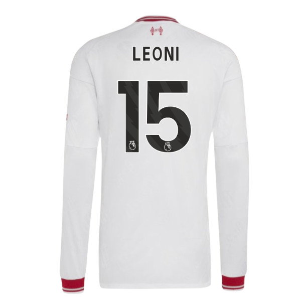 2026-2027 Liverpool Authentic Long Sleeve Away Shirt (Leoni 15)