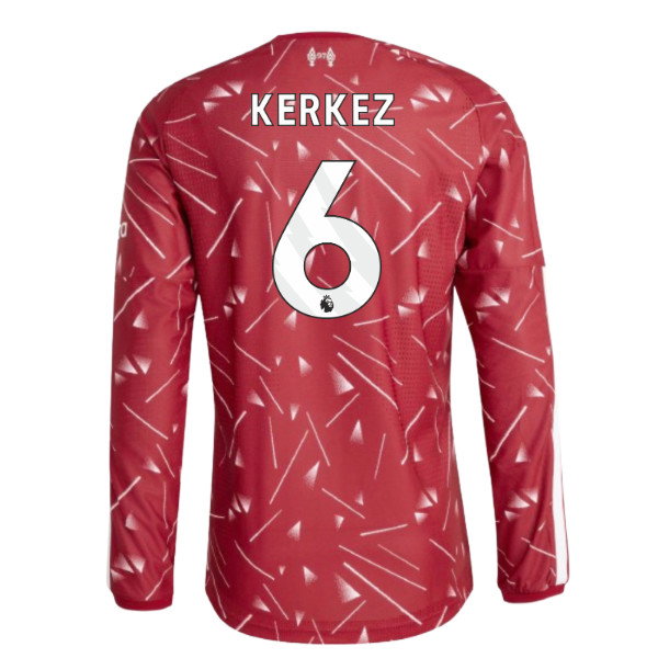 2026-2027 Liverpool Authentic Long Sleeve Home Shirt (Kerkez 6)