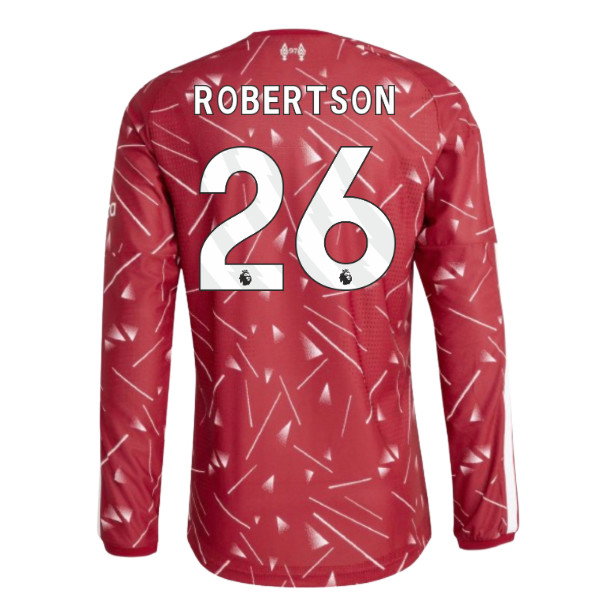 2026-2027 Liverpool Authentic Long Sleeve Home Shirt (Robertson 26)