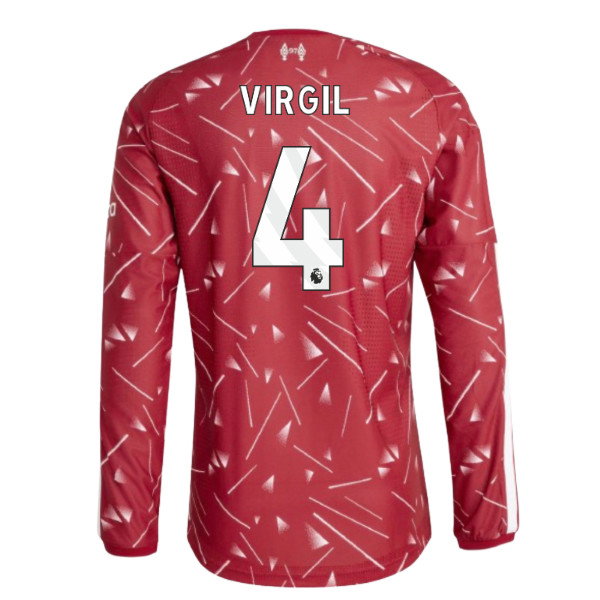 2026-2027 Liverpool Authentic Long Sleeve Home Shirt (Virgil 4)