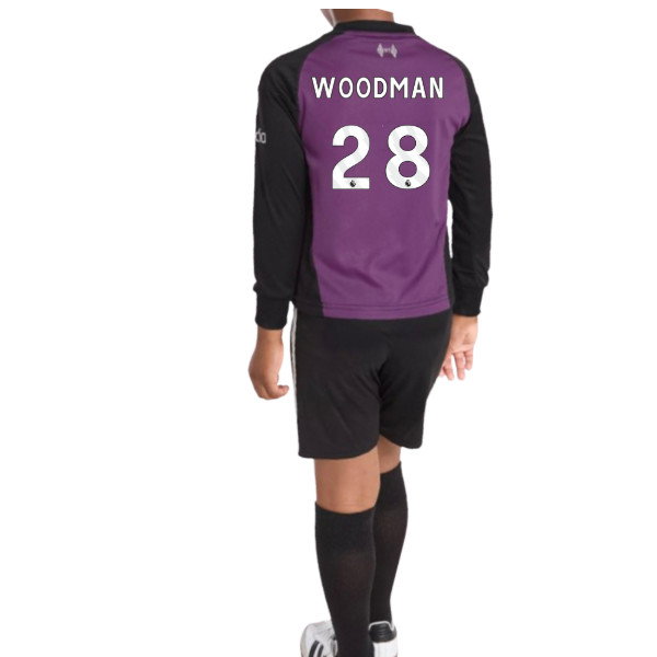 2026-2027 Liverpool Away Goalkeeper Mini Kit (Woodman 28)
