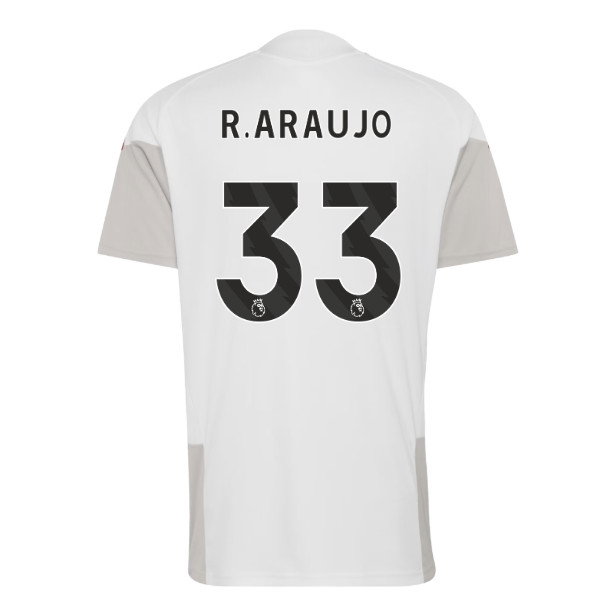 2026-2027 Liverpool EU Training Shirt (White) (R.Araujo 33)
