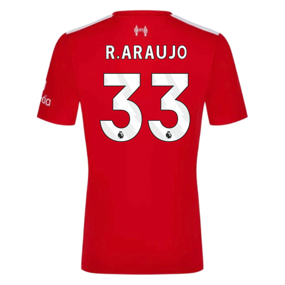 2026-2027 Liverpool Home SUPPORTER Shirt (R.Araujo 33)