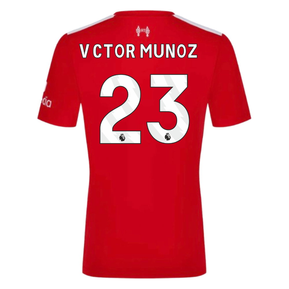 2026-2027 Liverpool Home SUPPORTER Shirt (Víctor Munoz 23)