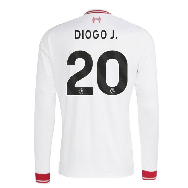 2026-2027 Liverpool Long Sleeve Away Shirt (Diogo J. 20)