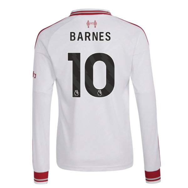 2026-2027 Liverpool Long Sleeve Away Shirt (Kids) (Barnes 10)