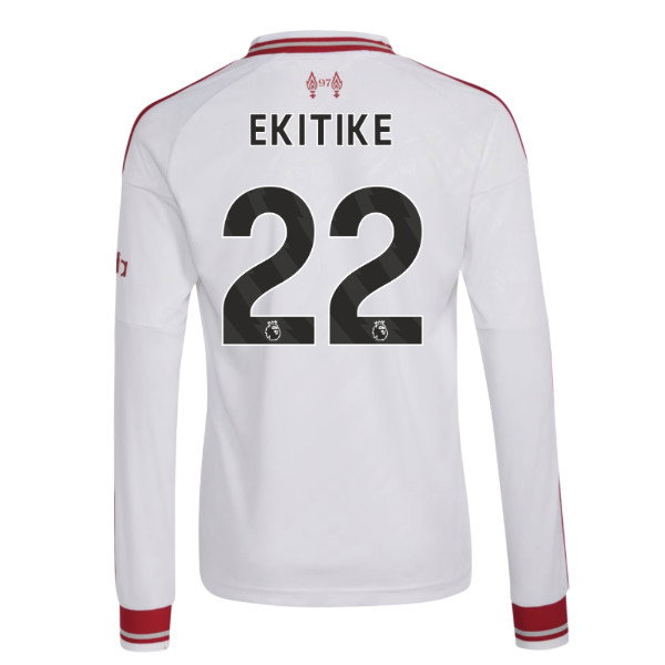 2026-2027 Liverpool Long Sleeve Away Shirt (Kids) (Ekitike 22)