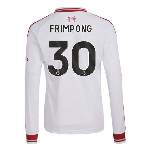 2026-2027 Liverpool Long Sleeve Away Shirt (Kids) (Frimpong 30)