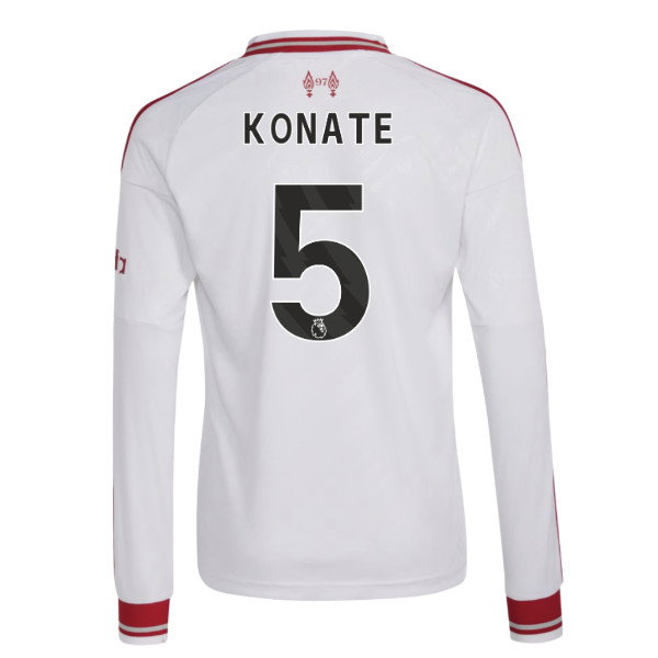 2026-2027 Liverpool Long Sleeve Away Shirt (Kids) (Konate 5)