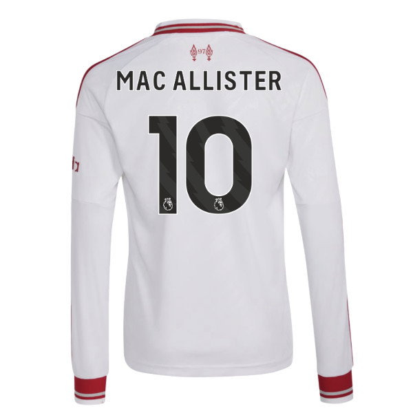 2026-2027 Liverpool Long Sleeve Away Shirt (Kids) (Mac Allister 10)