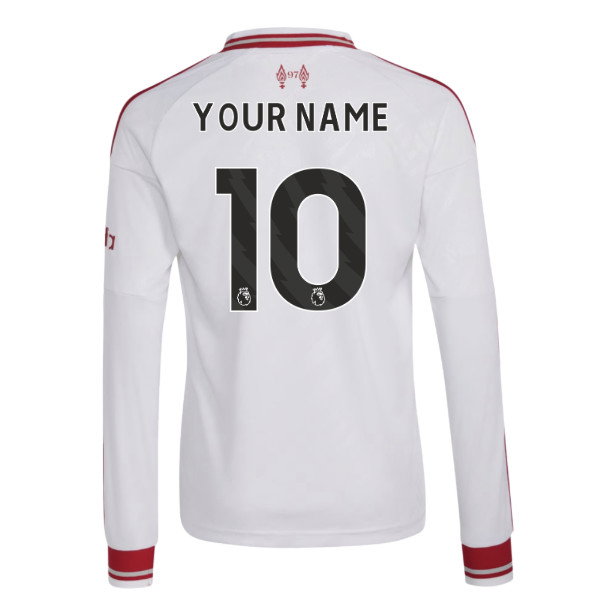 2026-2027 Liverpool Long Sleeve Away Shirt (Kids) (Your Name)