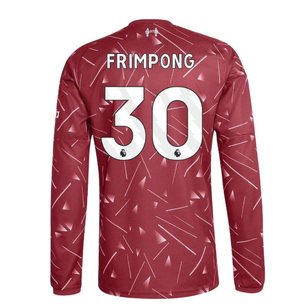 2026-2027 Liverpool Long Sleeve Home Shirt (Kids) (Frimpong 30)