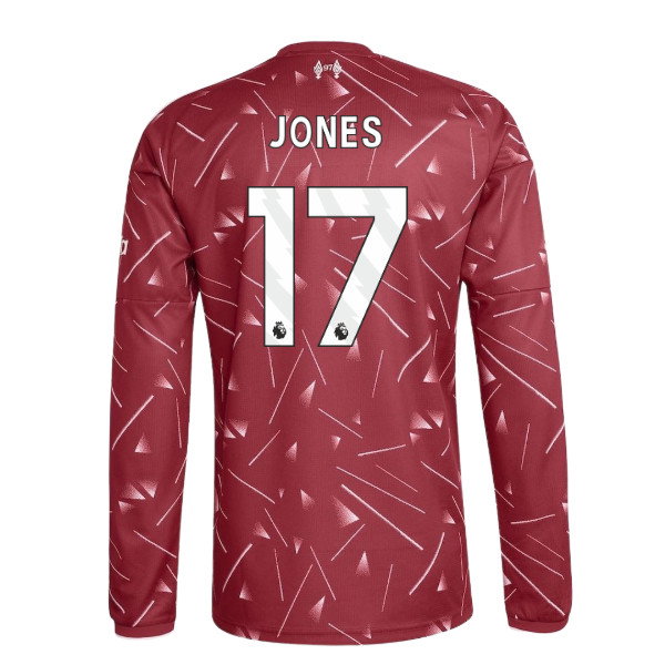 2026-2027 Liverpool Long Sleeve Home Shirt (Kids) (Jones 17)