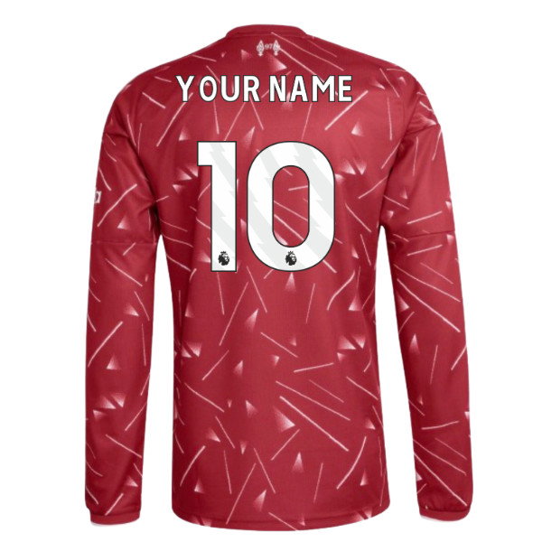 2026-2027 Liverpool Long Sleeve Home Shirt (Your Name)