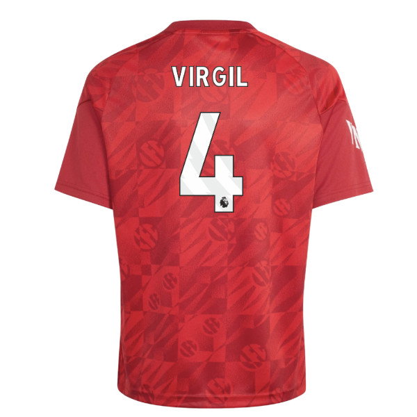 2026-2027 Liverpool Pre-Match Warm Up Shirt (Active Maroon) - Kids (Virgil 4)