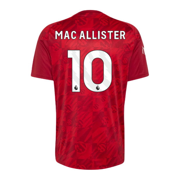 2026-2027 Liverpool Pre-Match Warm Up Shirt (Active Maroon) (Mac Allister 10)