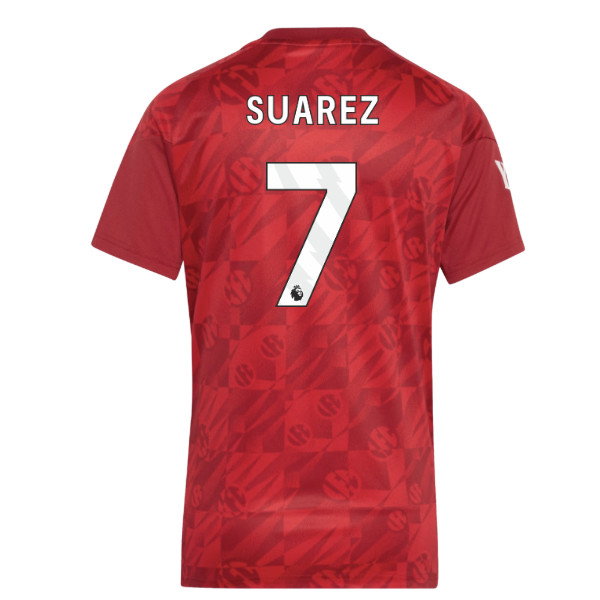 2026-2027 Liverpool Pre-Match Warm Up Shirt (Active Maroon) - Womens (Suarez 7)