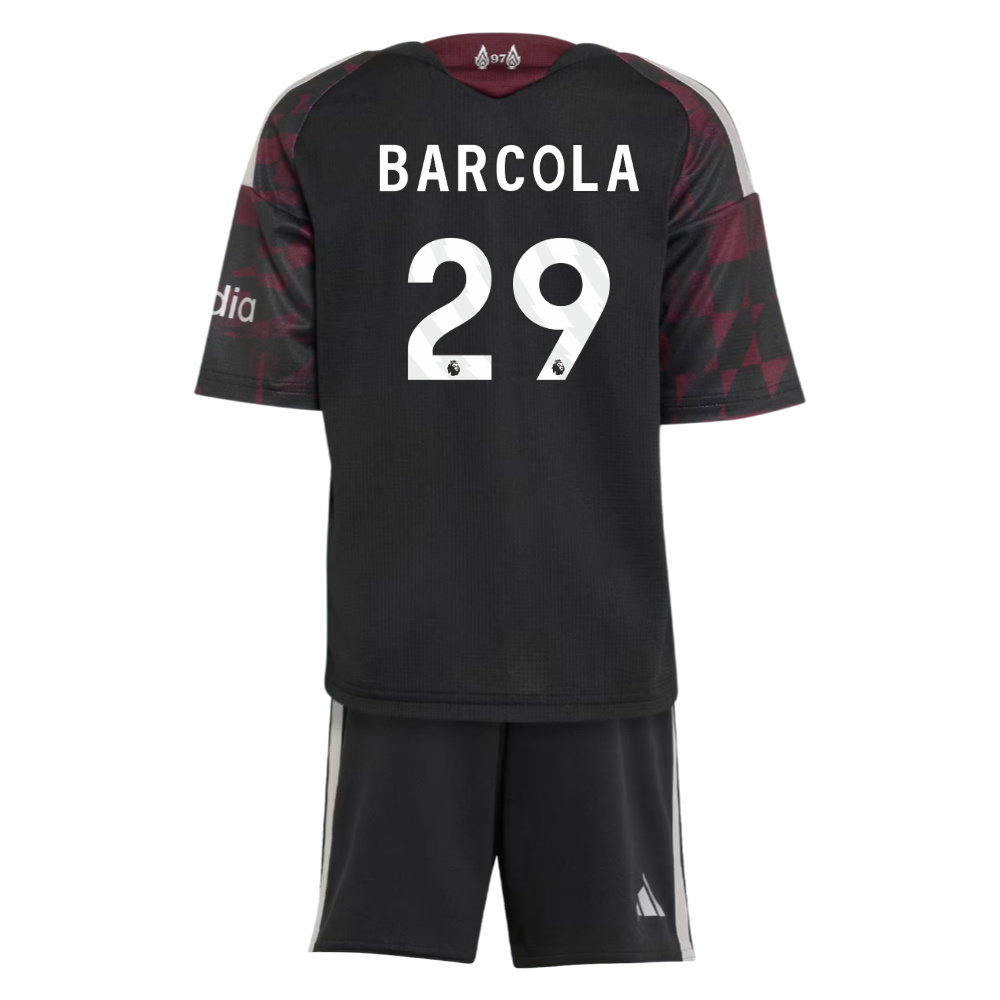 2026-2027 Liverpool Third Mini Kit (B.Barcola 29)