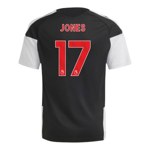 2026-2027 Liverpool Training Jersey (Black) - Kids (Jones 17)