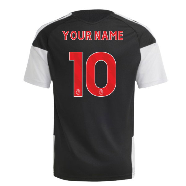 2026-2027 Liverpool Training Jersey (Black) - Kids (Your Name)